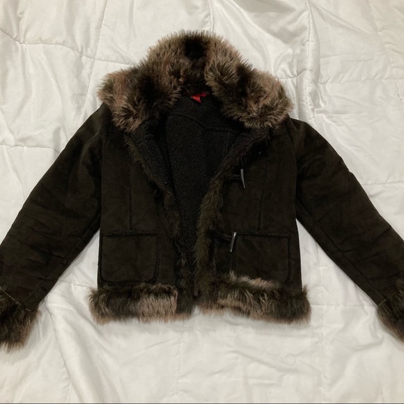 faux fur jacket - Picture 1 of 3